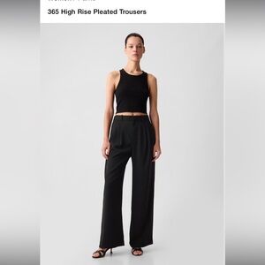 GAP 365 High Rise Pleated Trousers NWT